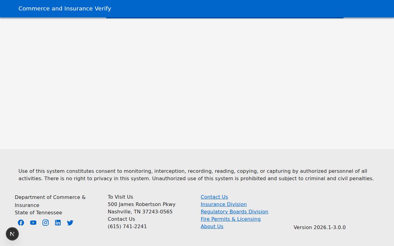 Memphis resident lookup Tennessee license verification search fields