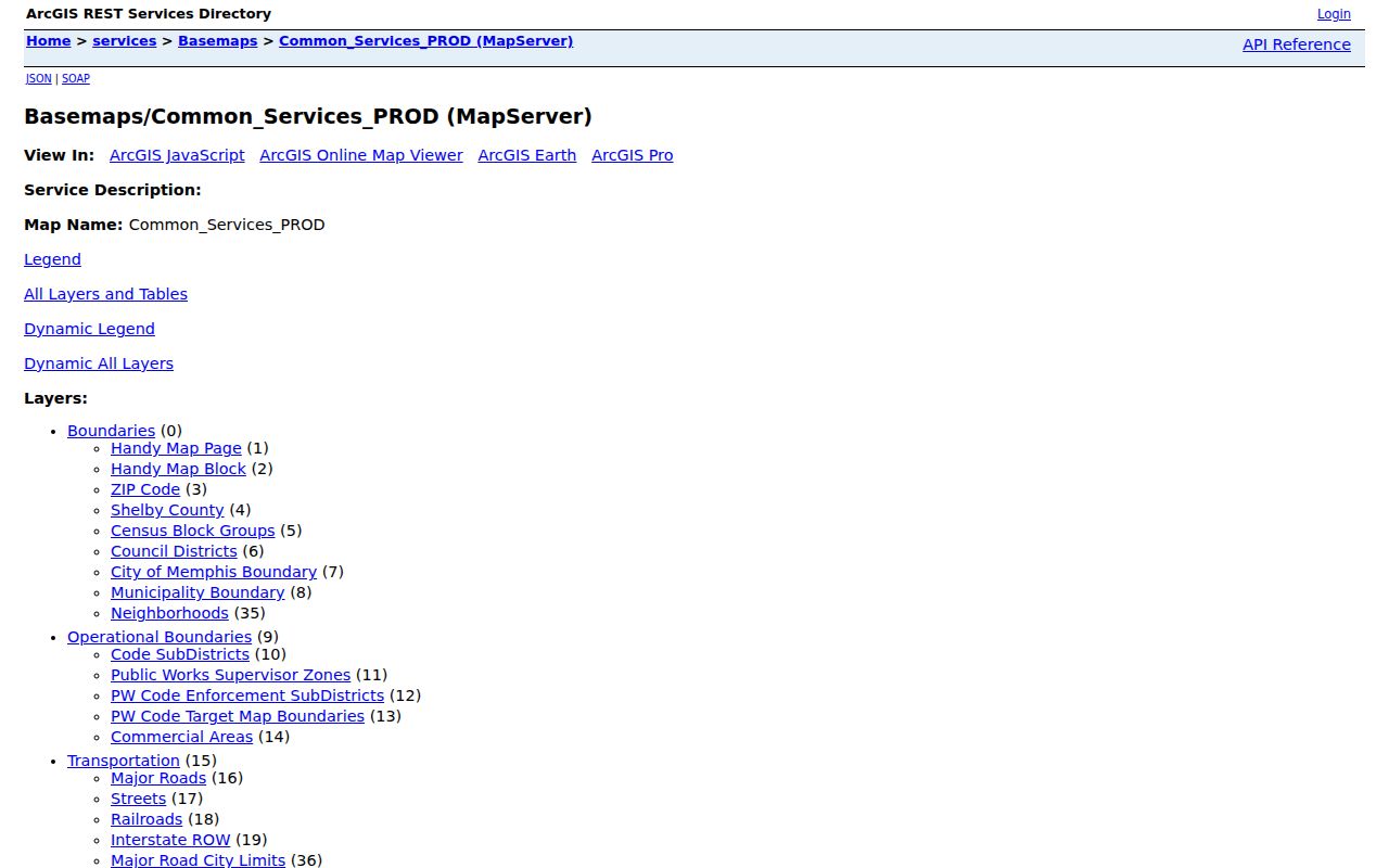 Memphis ZIP code directory map service ZIP and neighborhood layers